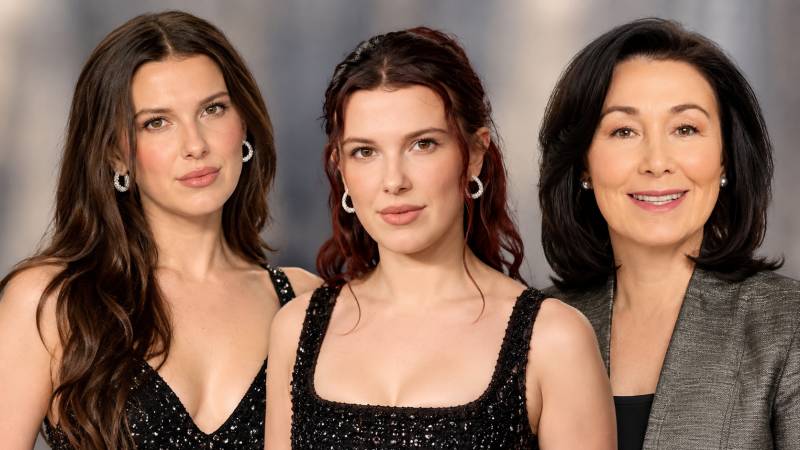 Millie Bobby Brown and Safra Catz